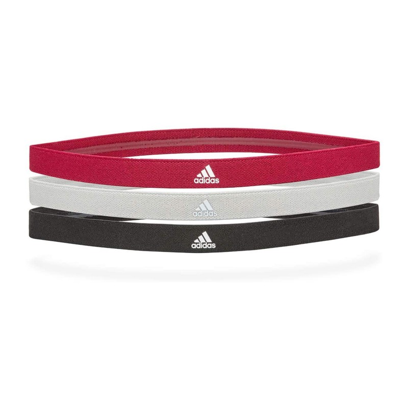 Sports Hair Bands, Black/Grey/Power Berry