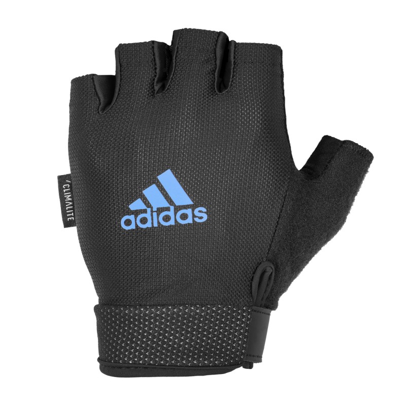 Essential Adjustable Gloves, Blue M