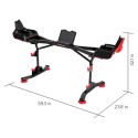 2080 Barbell Stand with Media Rack