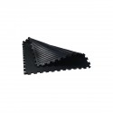 Rubber Interlocking Mat Black 100Cmx100Cmx16Mm