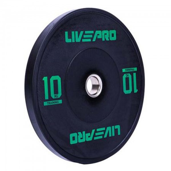 Black Bumper Plate, 10 Kg