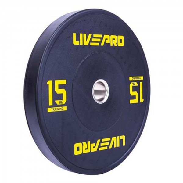 Black Bumper Plate, 15 kg