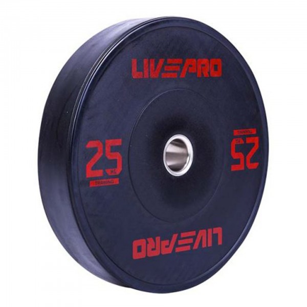 Black Bumper Plate, 25 kg