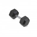 Rubber Hex Dumbbell Pair, 35 Kg