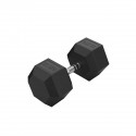 Rubber Hex Dumbbell Pair, 37.5 Kg