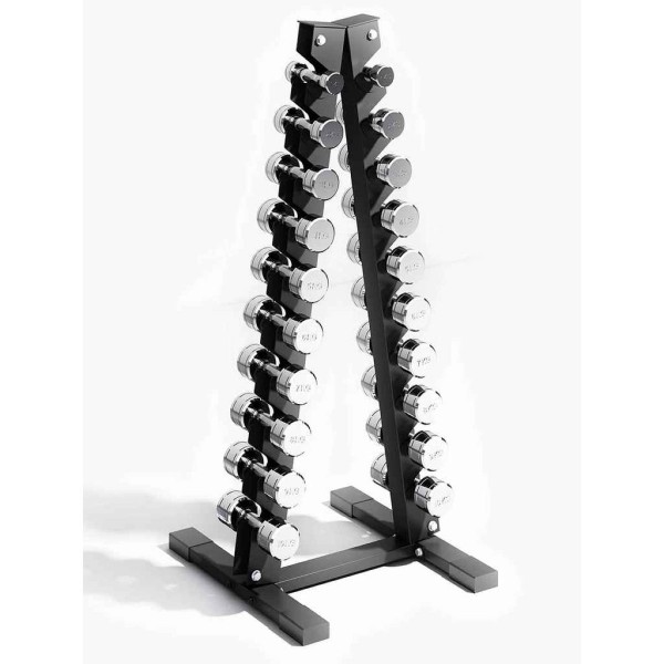 Chrome Dumbbell 1Kg To 10Kg With Rack