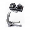 Selecttech Dumbbell with Stand, 80 Kg
