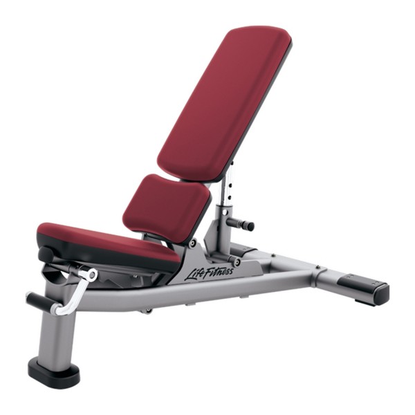 Signature Multi-Adjustable Bench, Platinum - Cranberry