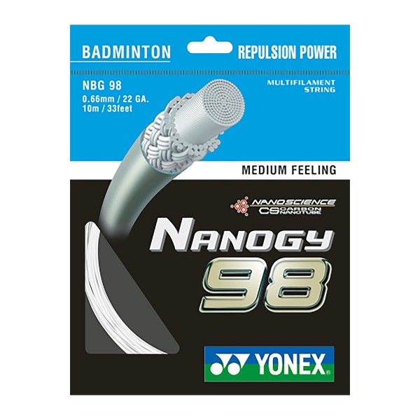 NBG99 Badminton String (10mtr) -White