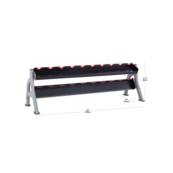 NMDR-2 Neo Two Tier Dumbbell Rack