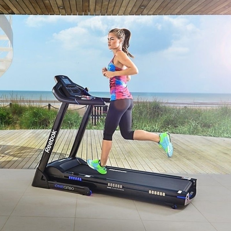 Reebok Fitness GT60 One Series Treadmill Bluetooth Black at Best Price in UAE.