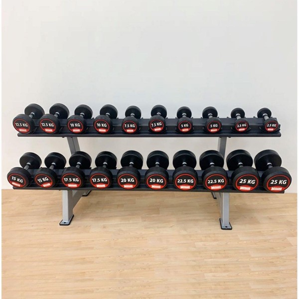 Premium TPU Round Dumbbell 2.5Kg to 70Kg Pair